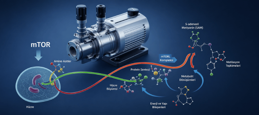 mTOR aktivitesi hücresel büyüme ve onarım arasında hassas bir denge kurar.