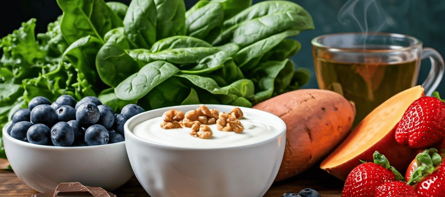 Stresi azaltan besinler, sinir sistemini desteklemeye yardımcı olur.