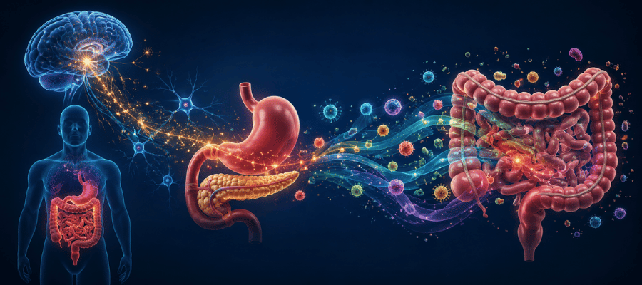 GLP-1 salınımı, sindirim sistemi ile metabolik kontrol merkezleri arasındaki iletişimin besin içeriğine duyarlı şekilde yeniden şekillenmesi ile artış gösterebilir. 